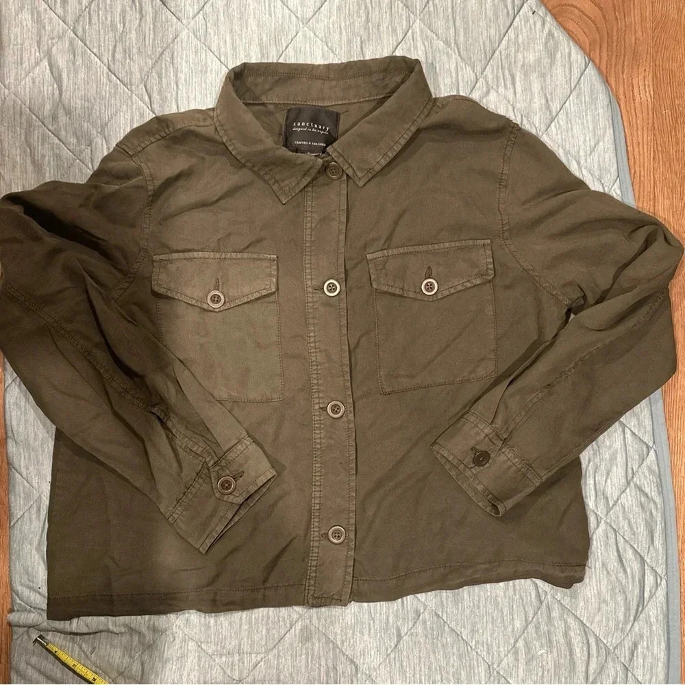Sanctuary Women’s Top olivo size L